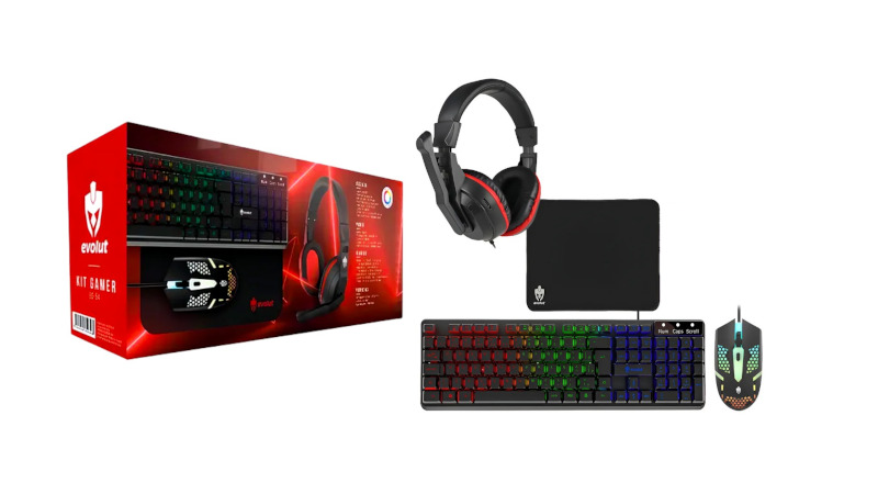 Kit Teclado e Mouse RGB